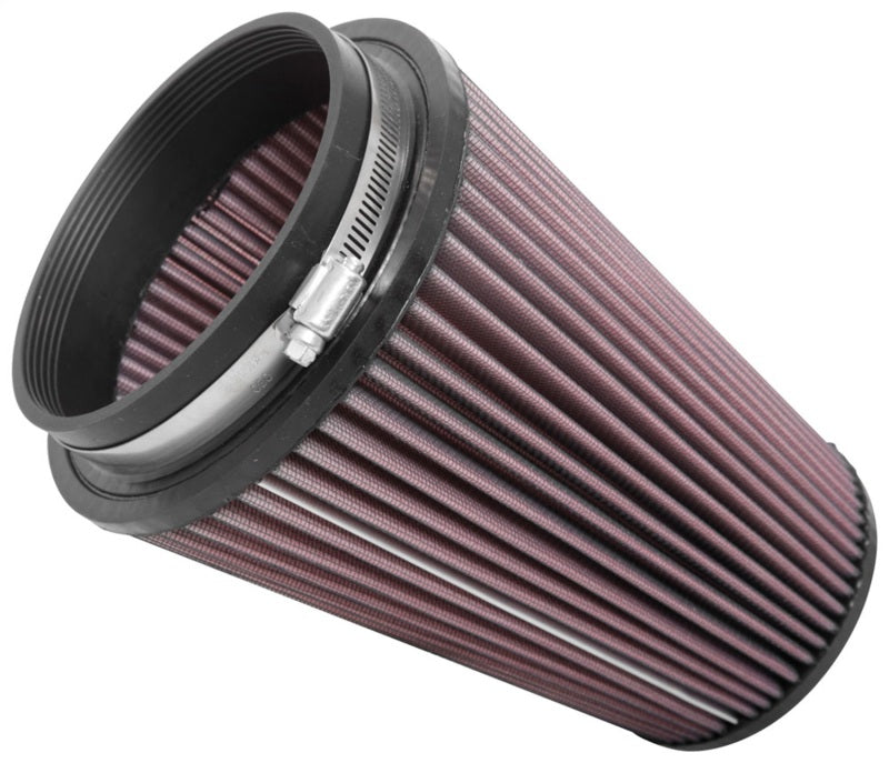 K&N Universal Clamp-On Air Filter 5in FLG / 6-1/2in B / 4-3/8in T / 8-3/4in H - RU-2815