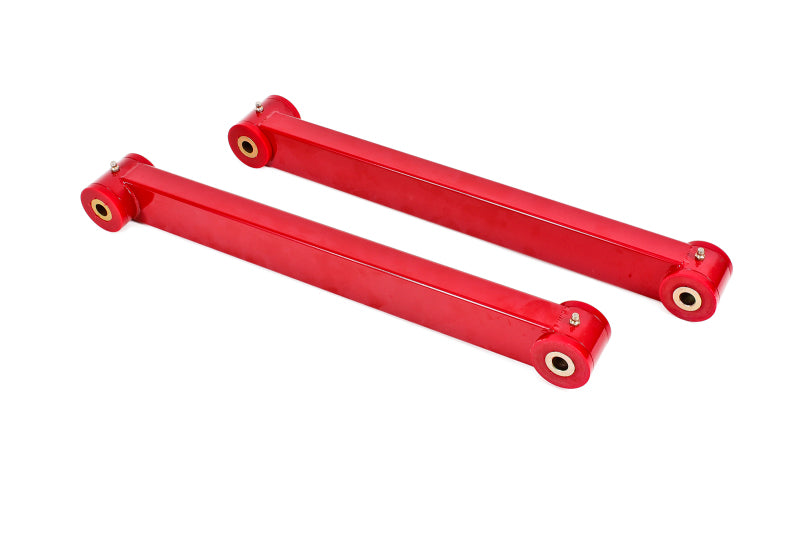 BMR 05-14 S197 Mustang Non-Adj. Boxed Lower Control Arms (Polyurethane) - Red - TCA019R for 2005-2014 Ford Mustang