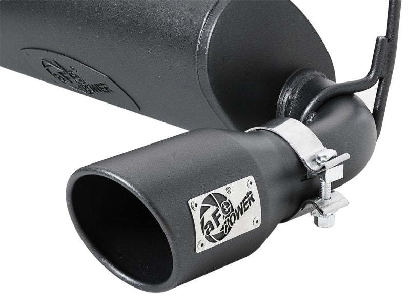 aFe Rebel Series 2.5in 409 SS Axle-Back Exhaust w/ Black Tips 2018+ Jeep Wrangler (JL) V6 3.6L - 49-48067-B