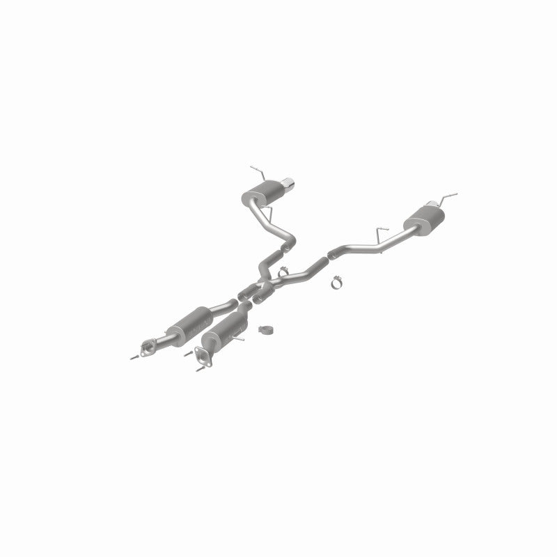 MagnaFlow 11-12 Dodge Durango V8 5.7L Dual Split Rear Exit Stainless Cat Back Performance Exhaust - 15068