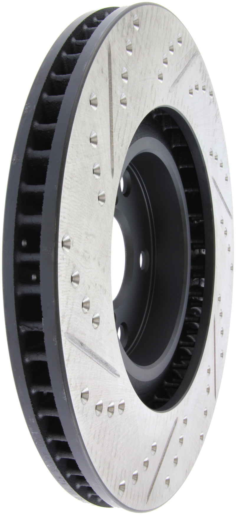 StopTech 5/93-98 Toyota Supra Turbo Left Front Slotted &amp; Drilled Rotor - 127.44103L