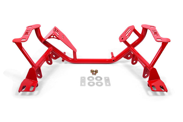 BMR 79-95 Ford Mustang K-Member Standard Version w/ Coilover Perches - Red - KM731R for 1979-1995 Ford Mustang
