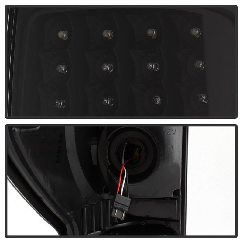 Xtune Toyota Tundra 07-13 LED Tail Lights Black ALT-ON-TTU07-LED-BK - 5013200