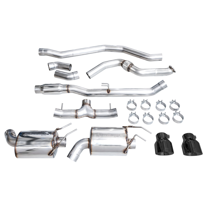 AWE Tuning 22+ Honda Civic Si/Acura Integra Touring Edition Catback Exhaust - Dual Diamond Black Tip - 3015-33331