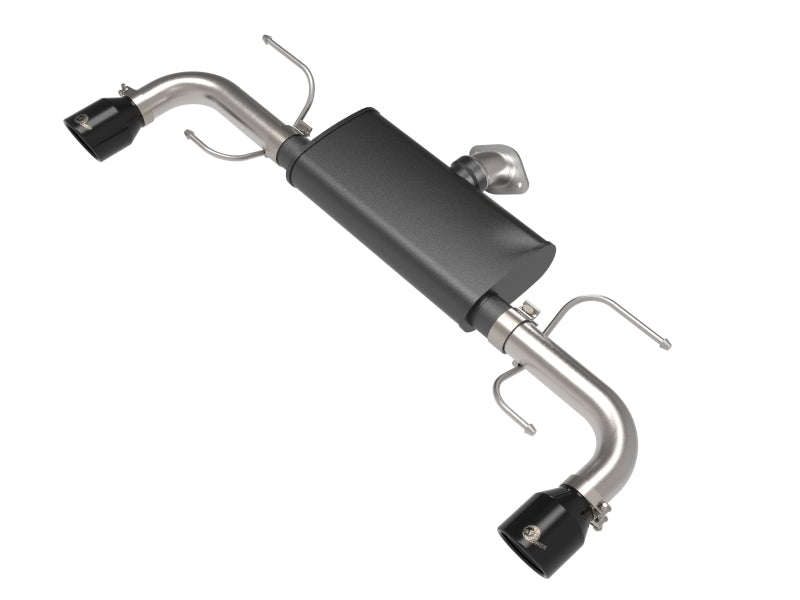 aFe Takeda 17-24 Mazda CX-5 2.5L (t) 2.5in. SS Axle-Back Exhaust System w/Black Tips - 49-37021-B