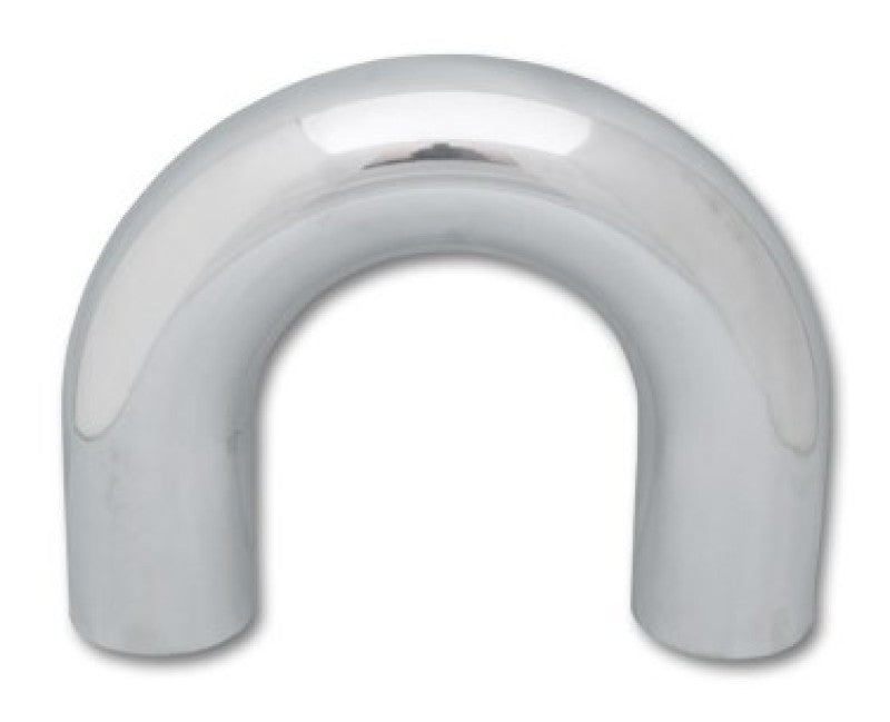 Vibrant 3.5in O.D. Universal Aluminum Tubing (180 degree Bend) - Polished - 2870