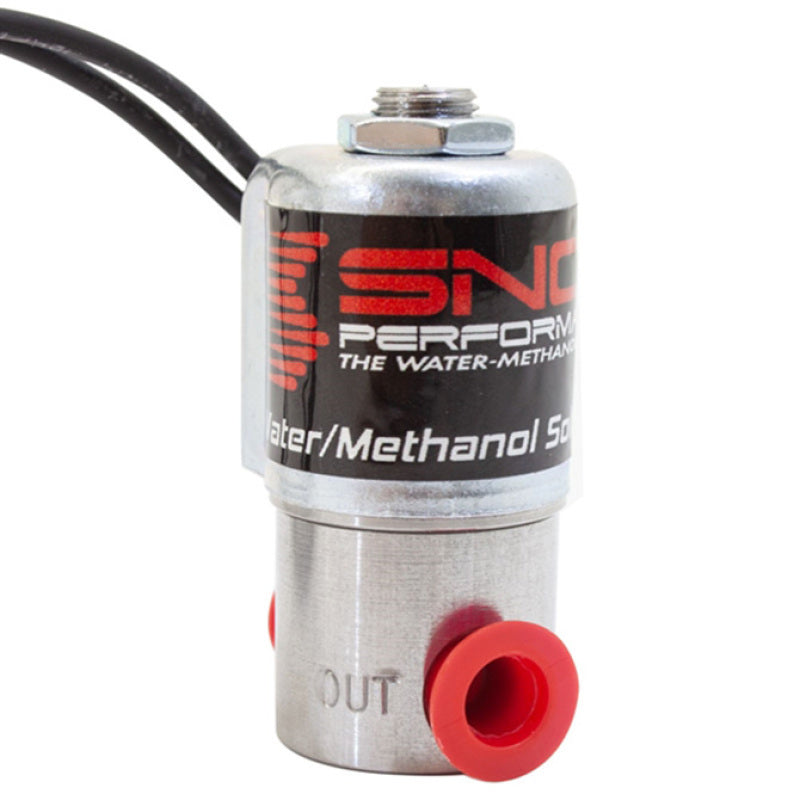 Snow Performance Hi-Flow Water Solenoid Upgd. 4AN Fittings (Systems w/ 4AN SS Braid Line) - SNO-40060-BRD by Snow Performance