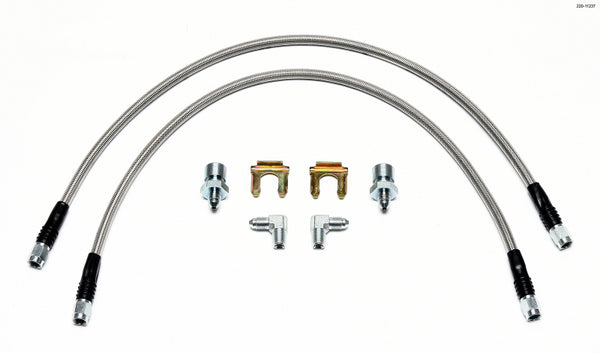 Wilwood Flexline Kit 22 inch 3/8-24 to 90 Degree - 220-11237 by Wilwood