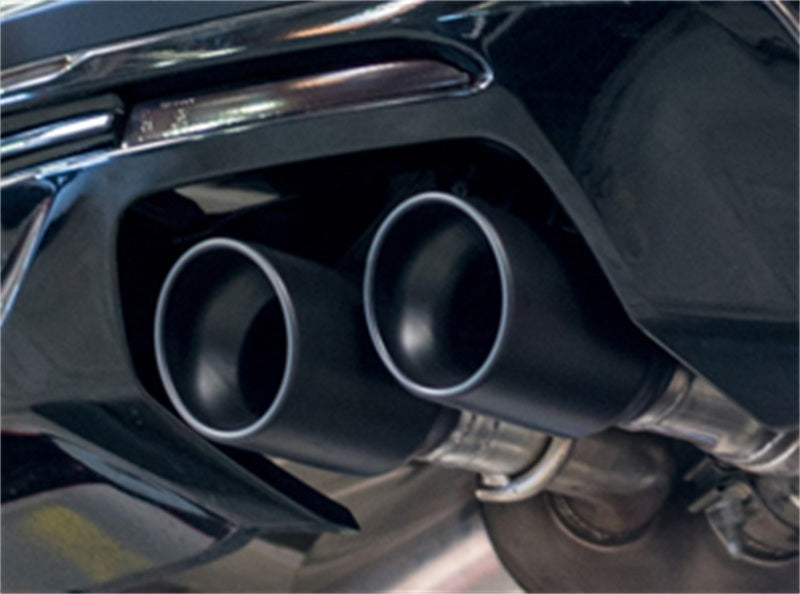 Borla 16-18 Chevy Camaro V8 SS AT/MT ATAK Rear Section Exhaust w/o Dual Mode Valves Ceramic Black - 11921CB