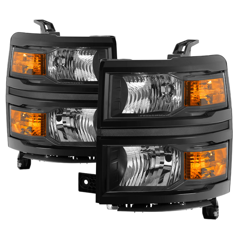 Spyder Chevrolet Silverado 1500 14-15 (Non-HD) OEM Style Headlights - Black HD-JH-CS14-AM-BK - 9040085
