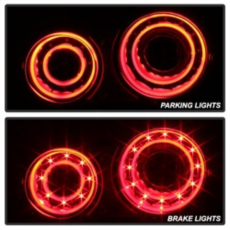 Spyder 09-15 Nissan GTR LED Tail Lights Black ALT-YD-NGTR09-LED-BK - 5083265