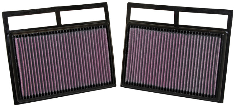 K&N Replacement Air Filter MERCEDES-BENZ CL600 5.5L-V12; 2003 (2 PER BOX) - 33-2412 for 2003-2017 Mercedes Benz S Class - fro