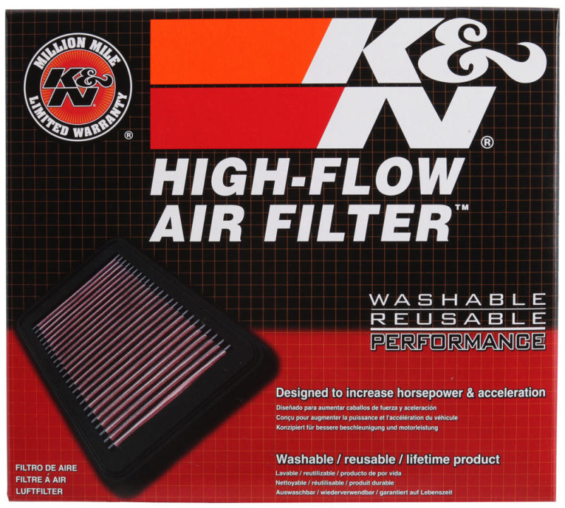 K&N Replacement Air FIlter 18-20 Suzuki Jimny II 1.5L L4 - 33-3151 by K&N Engineering - package contents
