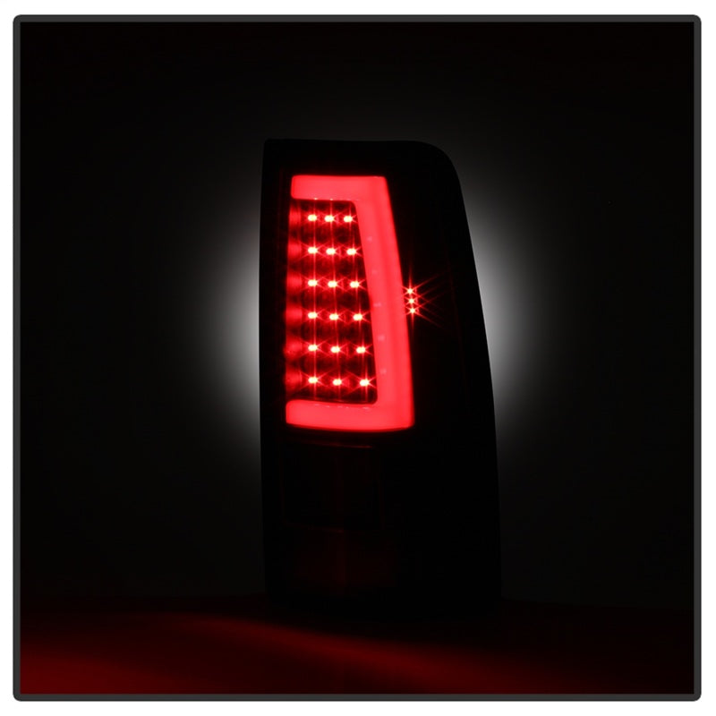 xTune Chevy Silverado 1500/2500/3500 99-02 / Version 3 Tail Lights Black ALT-ON-CS99V3-LBLED-BK - 9038761