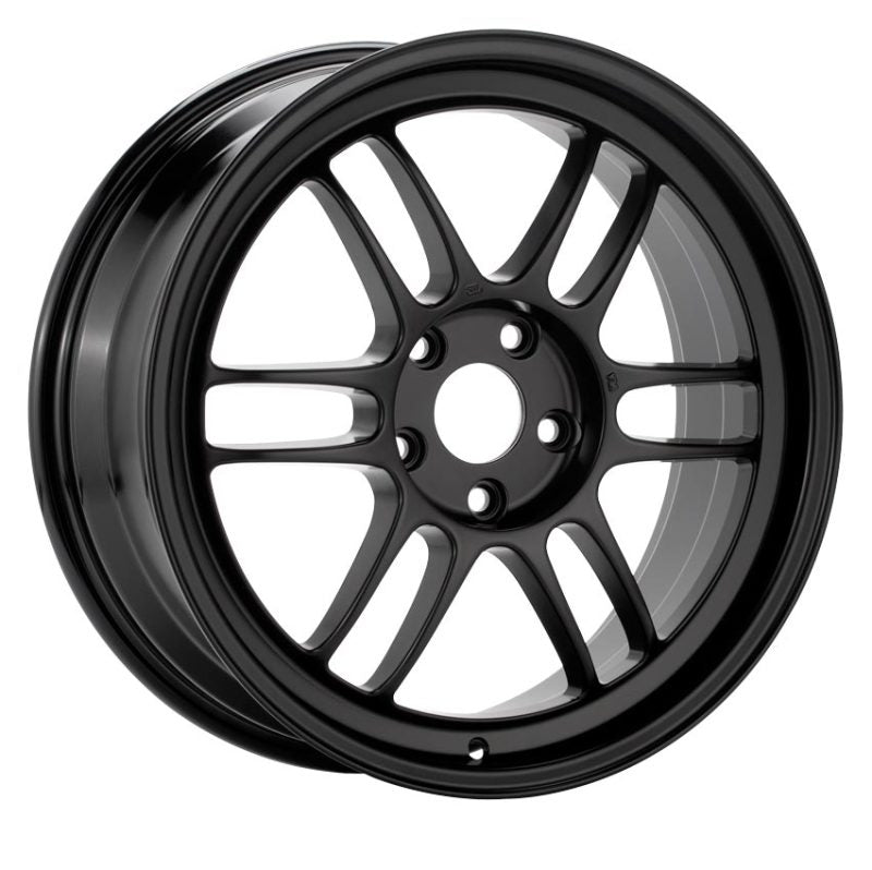 Enkei RPF1 17x8 5x100 45mm Offset 73mm Bore Matte Black Wheel 02-10 WRX &amp; 04 STI - 3797808045BK