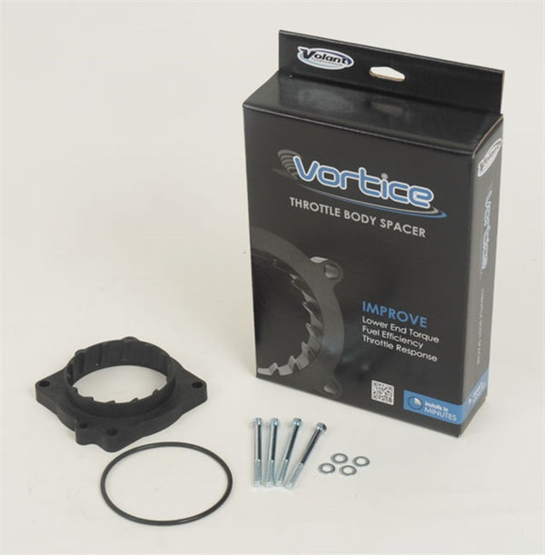 Volant 09-12 Dodge Ram 1500 5.7 V8 Vortice Throttle Body Spacer - 726057 for 2019-2023 Ram 1500 Classic - front view