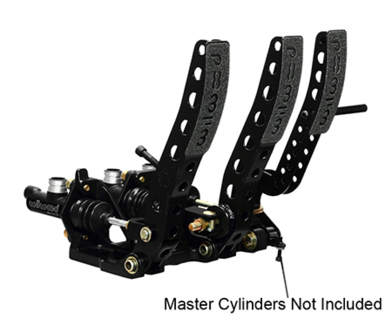 Wilwood Pedal Assembly Floor Mount-Brake Clutch &amp; Throttle - 340-12410
