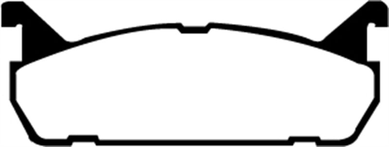 EBC 91-96 Ford Escort 1.8 Greenstuff Rear Brake Pads - DP2828 for 1991-1997 Mercury Tracer - close-up