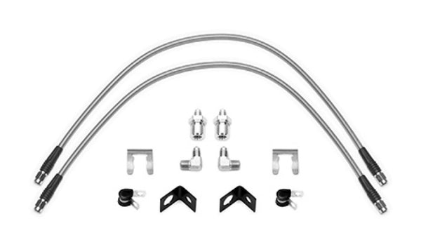 Wilwood Flexline Kit 25 inch 3/8-24 to 90 Degree - 220-16439 by Wilwood
