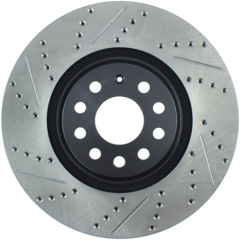 Stoptech Mk 7 - 7.5 Volkswagen Golf GTI - Slotted &amp; Drilled Sport Rotor (340MM) - Front Right - 127.33144R