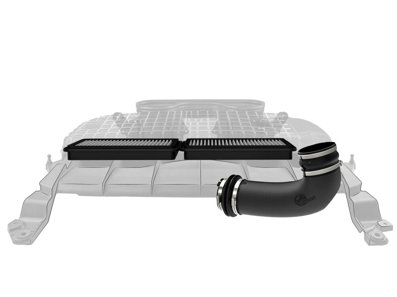 aFe 21-23 Ram 1500 TRX HEMI V8 6.2L (sc) Super Stock Induction System w/ Pro DRY S Filters - 55-10014D
