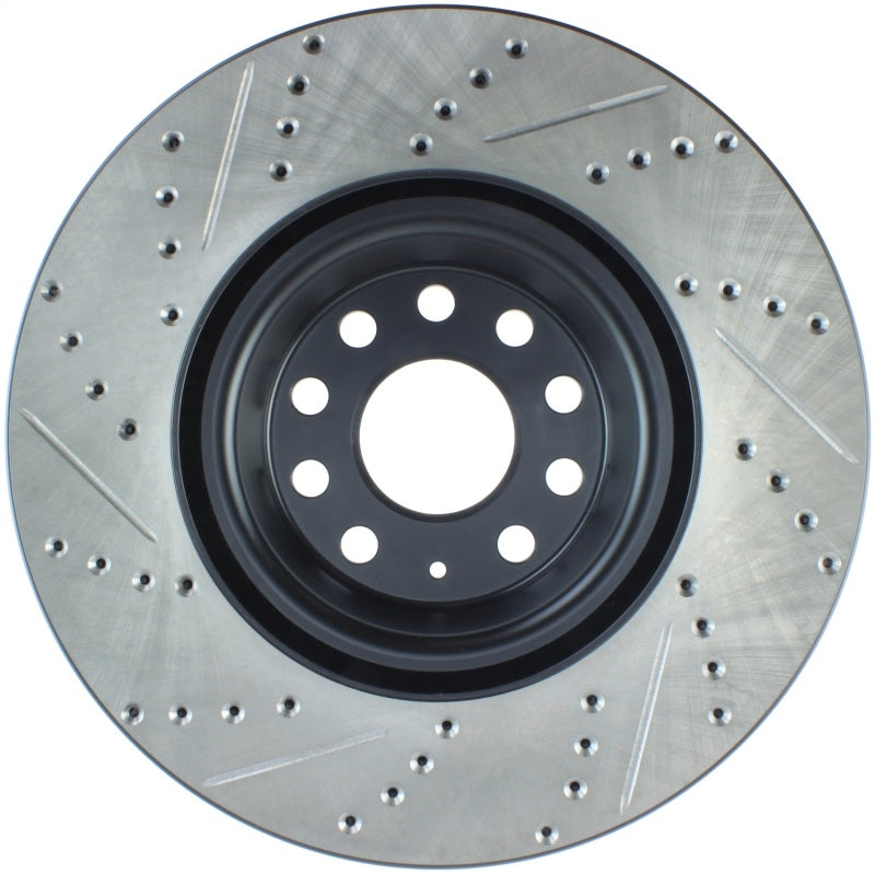 Stoptech Mk 7 - 7.5 Volkswagen Golf GTI - Slotted &amp; Drilled Sport Rotor (340MM) - Front Left - 127.33144L