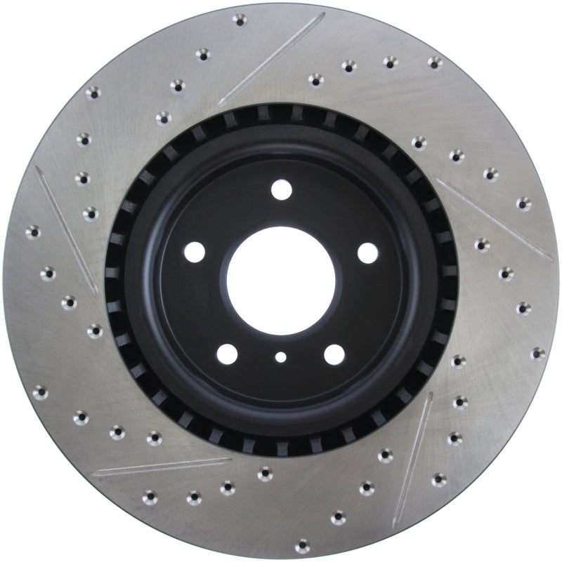 StopTech Slotted &amp; Drilled Sport Brake Rotor - 127.42076L