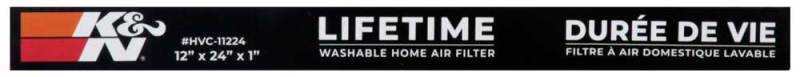 K&N HVAC Filter - 12 x 24 x 1 - HVC-11224