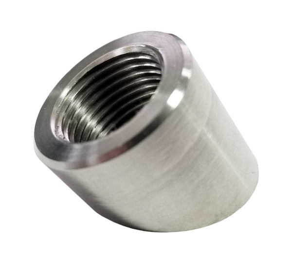 Torque Solution O2 Sensor Bung 60 Degree Angled Stainless Steel - TS-UNI-416 by Torque Solution