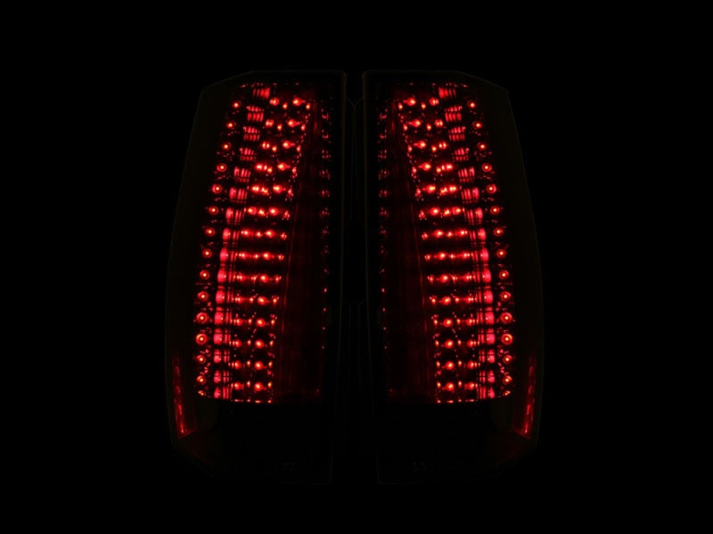 ANZO 2007-2011 Cadillac Escalade LED Taillights Chrome - 321287
