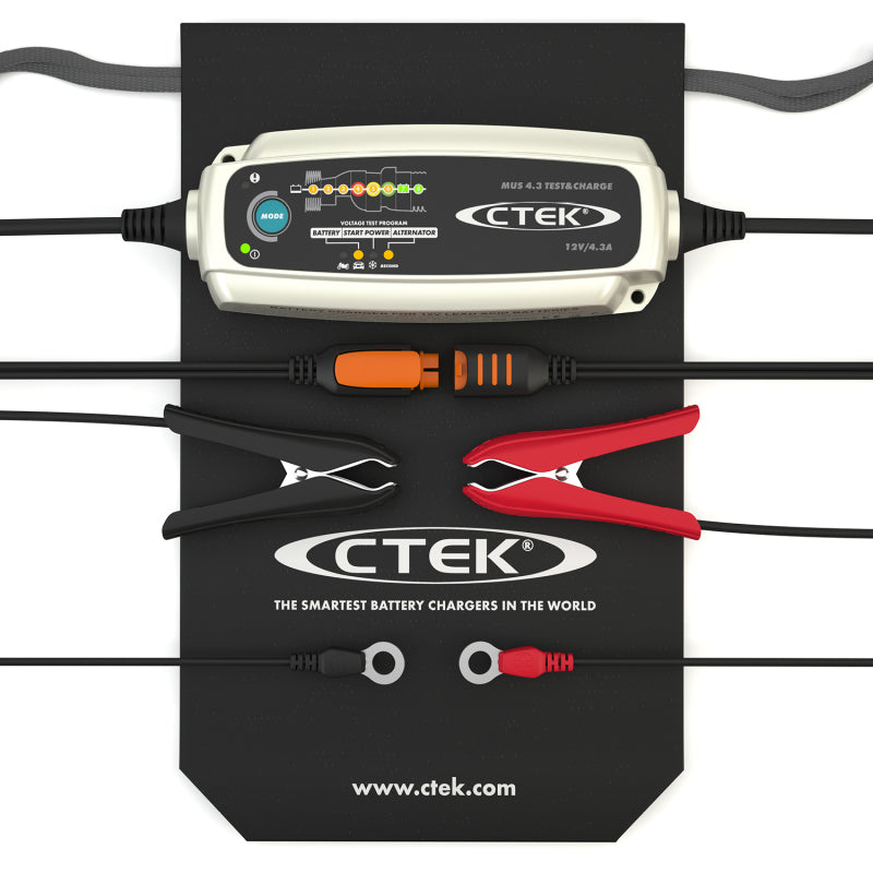 CTEK Battery Charger - MUS 4.3 Test &amp; Charge - 12V - 56-959