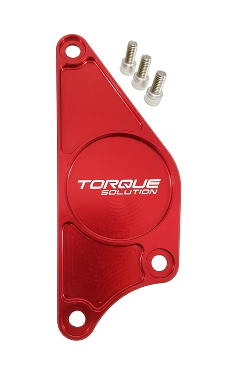 Torque Solution Billet Aluminum Cam Plate (Red): Subaru BRZ / Scion FR-S - TQSTS-CAM-PLTR