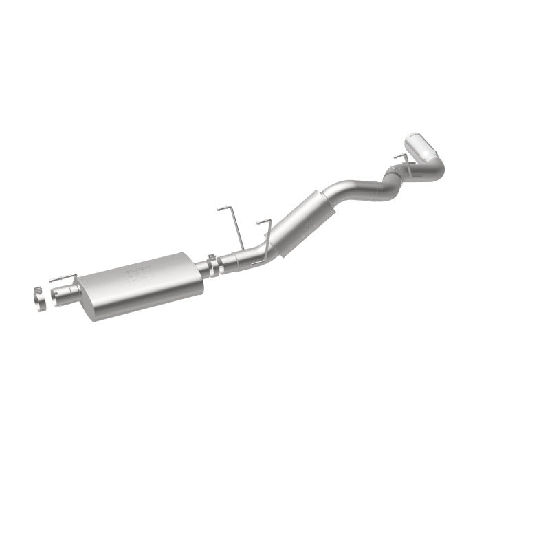 MagnaFlow Cat-Back, SS, 4in, Single Pass Side Rear Exit 5in Tip 14-15 Ram 2500 6.4L V8 CC LB/MC SB - 19200