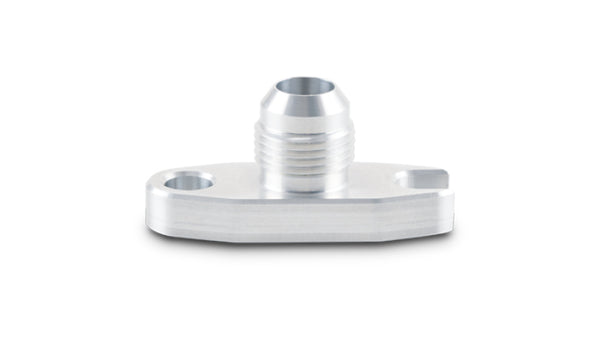 Vibrant 2.00in Bolt Hole -10AN Male Flare Aluminum Oil Drain Flange w/Crowfoot - 28491 by Vibrant - front view
