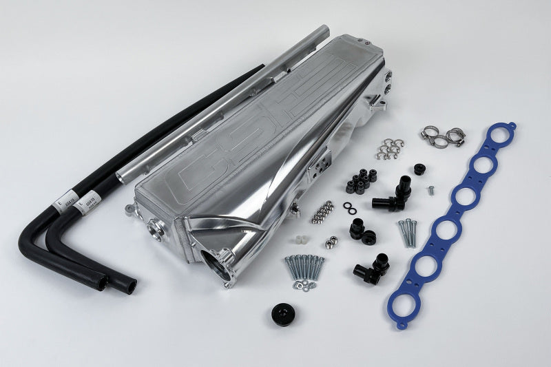 CSF Gen 2 B58 Race X Charge-Air-Cooler Manifold - Thermal Black Finish - 8400B