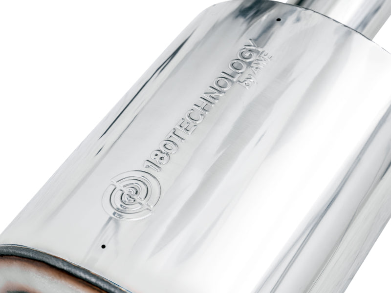 AWE Tuning 4th Gen GM 1500 6.2L 0FG Catback Split Rear Exit (w/ Bumper Cutouts) - Quad Chrome Tips - 3015-42203