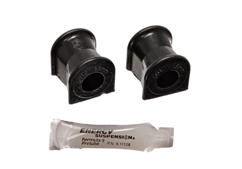 Energy Suspension 70-78 Nissan 240Z/260Z/280Z Black 18mm Front Sway Bar Frame Bushings - 7.5101G