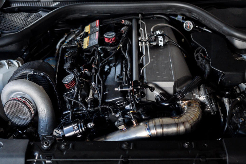CSF Gen 2 B58 Race X Charge-Air-Cooler Manifold - Thermal Black Finish - 8400B