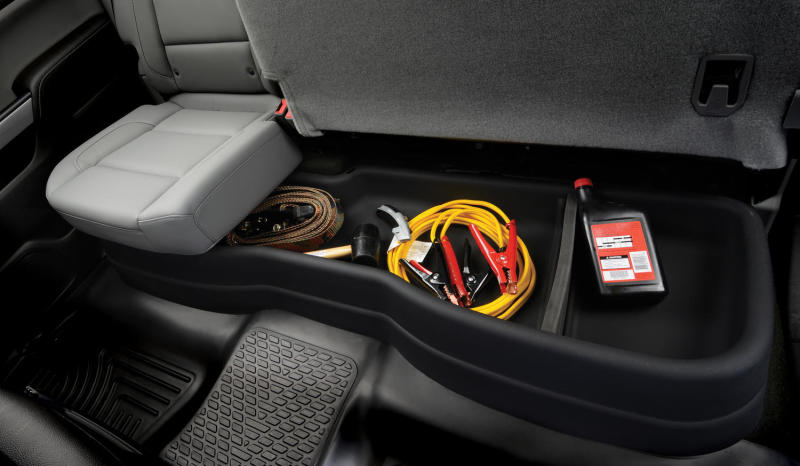 Husky Liners 15-23 Ford F-150 SuperCab Under Seat Storage Box - 09291 for 2015-2025 Ford F 150 - close-up