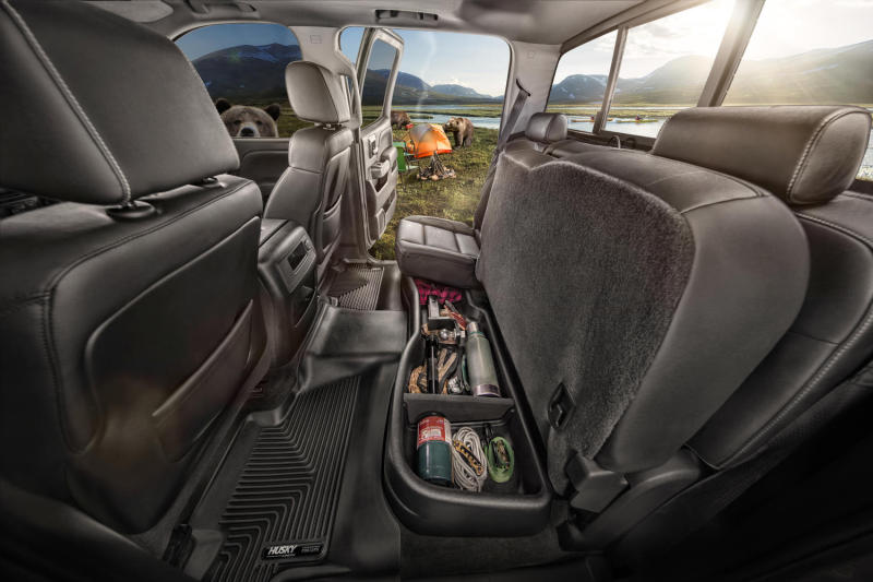 Husky Liners 15-23 Ford F-150 SuperCab Under Seat Storage Box - 09291 for 2015-2025 Ford F 150 - rear view