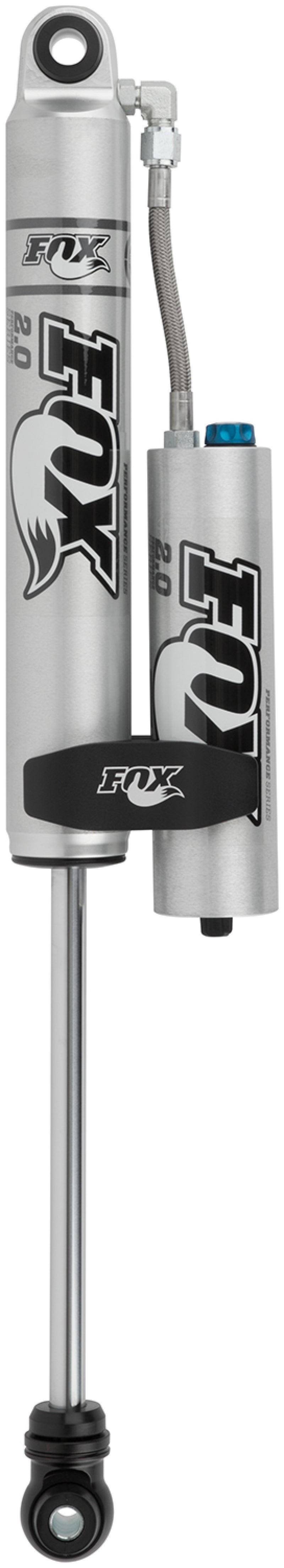 Fox 2.0 Factory Series 12.1in. Smooth Body Res. Shock w/CD Adj. / Std Travel / Eyelet Ends - Black - 985-26-054
