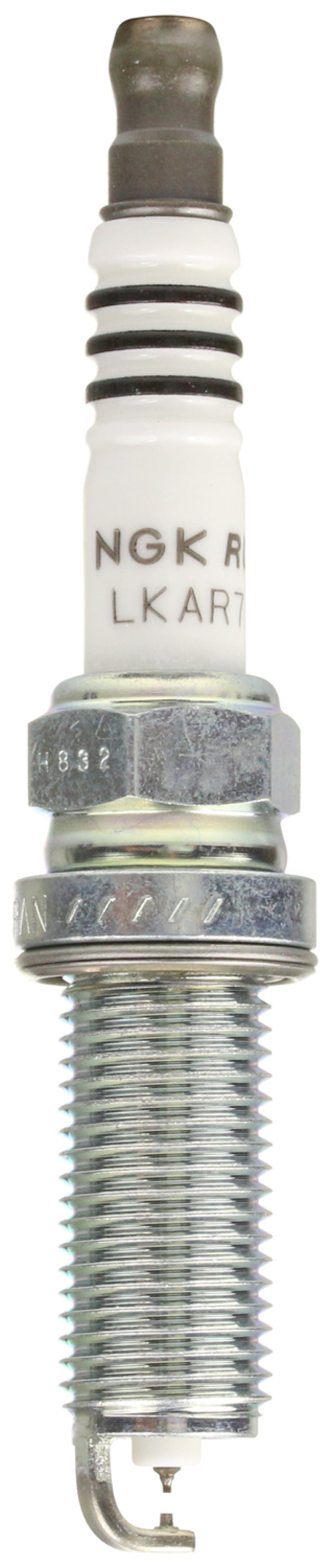NGK Ruthenium HX Spark Plug Box of 4 (LKAR7AHX-S) - 92274 for 2007-2018 Nissan Altima - front view