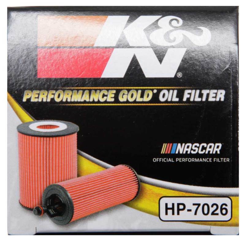 K&N Performance Oil Filter for 14-17 Dodge Durango 3.6L / 14-17 Jeep Grand Cherokee 3.6L - HP-7026 for 2014-2026 Dodge Durang