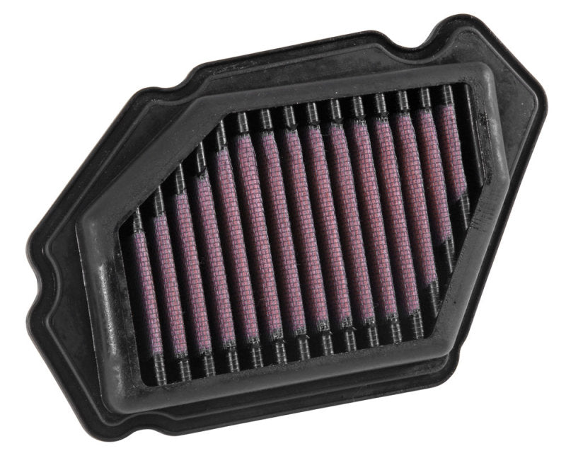 K&N 2015 Kawasaki Ninja H2 998 Drop In Replacement Air Filter - KA-9915 for 2015-2022 Kawasaki ZX1000 Ninja H2 - angle view