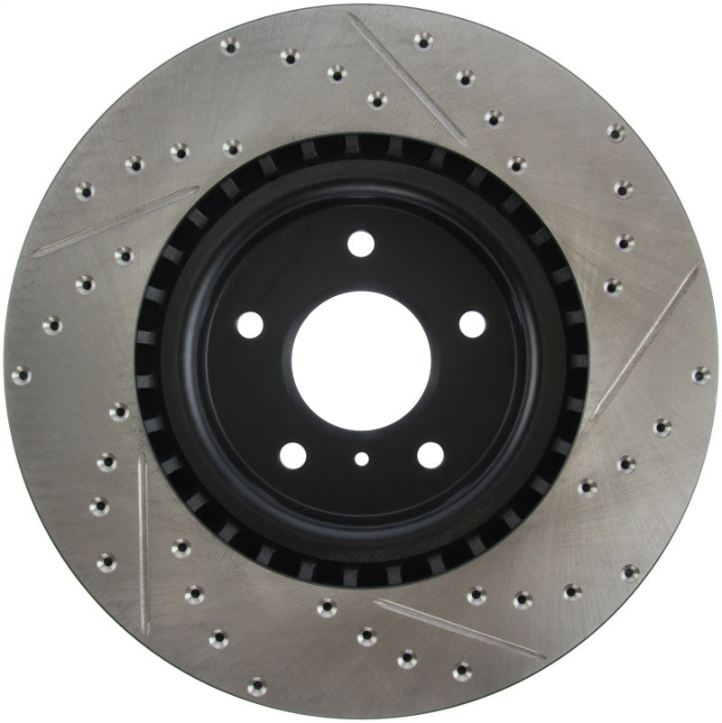 StopTech Slotted &amp; Drilled Sport Brake Rotor - 127.42076R