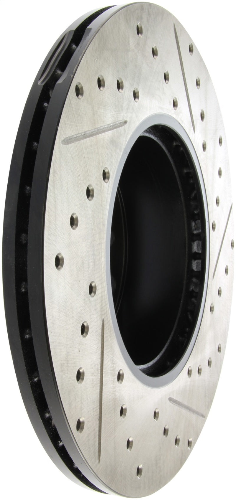StopTech 9/07-09 BMW 328 Slotted &amp; Drilled Right Front Rotor - 127.34108R