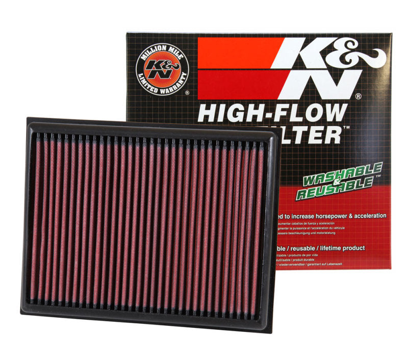K&N 15-17 Nissan NP300 L4-2.3L DSL Drop In Air Filter - 33-3059