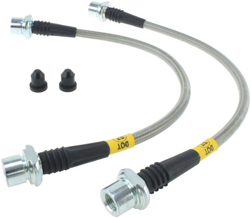 StopTech 08-12 Toyota Sequoia/07-12 Tundra Front Stainless Steel Brake Lines - 950.44023