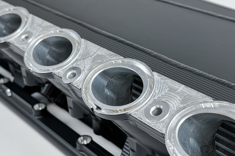 CSF Gen 2 B58 Race X Charge-Air-Cooler Manifold - Thermal Black Finish - 8400B