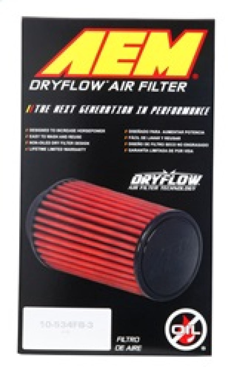 AEM 3.5 inch x 7 inch x 1 inch Dryflow Element Filter Replacement - 21-2147DK